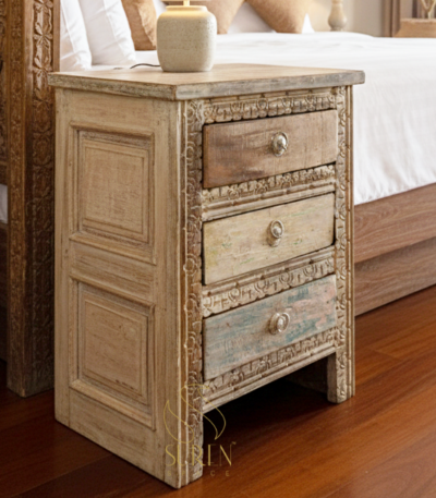 reclaimed side table design