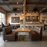restaurant upholstered sofa design