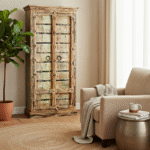 Real Old Door Antique Reproduction Resort Room Wardrobe