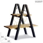 Unique Design Compact Design Metal Industrial Side Table