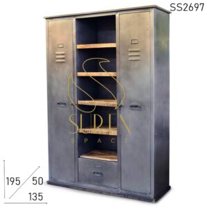 SS2697 Сурен Пространства Металлический деревянный шкаф Дизайн