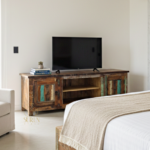 Old Boat Wood Resort Room TV Cabinet Furniture