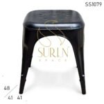 Industrial Iron Metal Stackable Stool