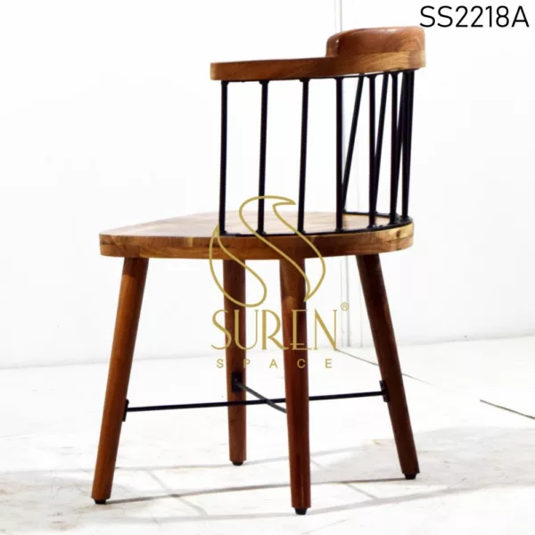 Metal Wooden Curved Solid Wood Chair Metal Wooden Curved Solid Wood Chair 2 jpg