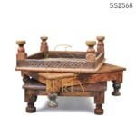 Old Wood Indian Bajot Design