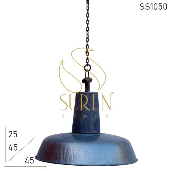Metal Finish Industrial Style Hanging Lamp Design