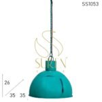 Sea Green Distress Metal Pendant Light Design