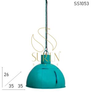 SS1053 SUREN SPACE Sea Green Distress Metal Pendant Light Design