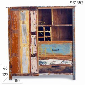 SS1352 Suren Space diseño de gabinete de madera reciclada multiusos