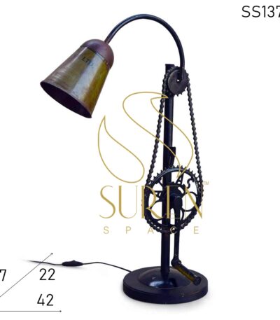 Industrial Rustic Table Lamp Design