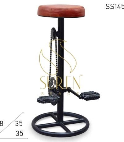 Cycle Theme Upcycled Design Restro Bar Stool