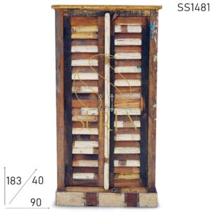 SS1481 Сурен Пространства Shutter Дизайн Восстановленный деревянный кабинет