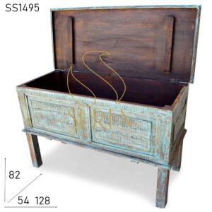 SS1495 Consola de aparador esculpido em madeira de angústia