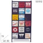 Hand Painted Old School Industrial Drawer Chest