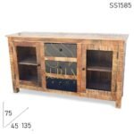 Mango Ruff Finish Unique Design Side Board