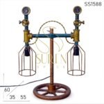 Industrial Upcycled Unique Lamp Design