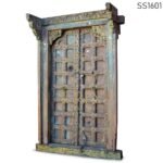 One of Kind Hand Carved Indian Door For Hotel