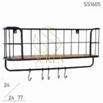 SS1605 Suren Space Small Hanging Industrial Wooden Bookcase
