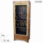 Hand Carved Solid Wood Open Bookcase Design