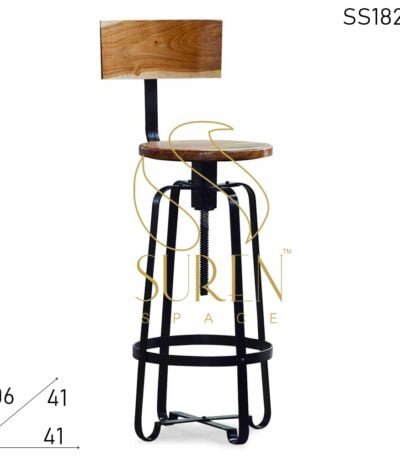 Revolving Jodhpur Design Bar Pub Chair