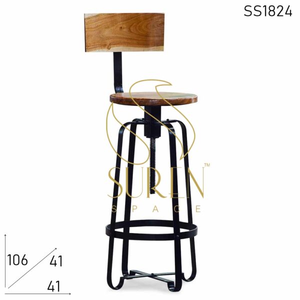 SS1824 Suren Space Revolving Jodhpur Design Bar Pub Chair