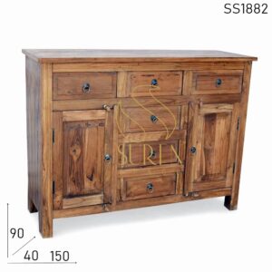 SS1882 Suren Space Old Teak Indian Crafted Sideboard