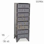 Metal Finish Multi Drawer Drawer Chest