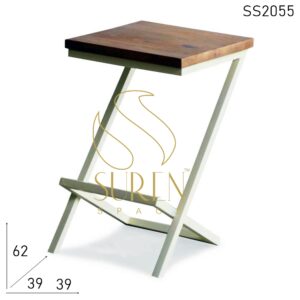SS2055 Suren Space Metal Diseño de mesa lateral de madera maciza