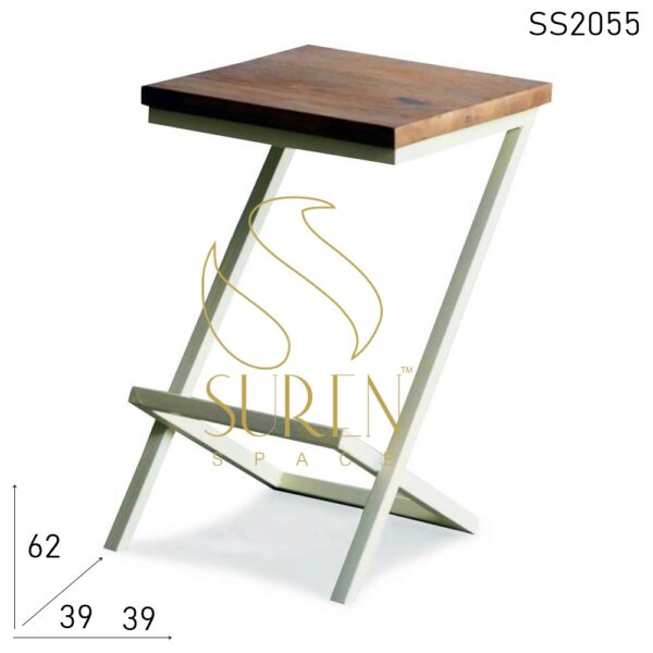 SS2055 Suren Space Metal Solid Wood Side table Design