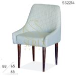 SS2214 Suren Space White Leather Fine Dine Modern Chair
