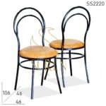 Bent Metal Outdoor Bistro Chair