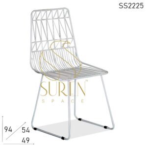 SS2225 Suren Space Bent Metal Hospitality Outdoor Chair Design