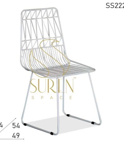 Bent Metal Hospitality Outdoor Chair Design