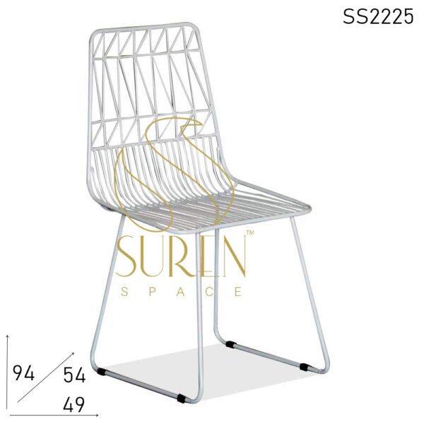Bent Metal Hospitality Outdoor Chair Design