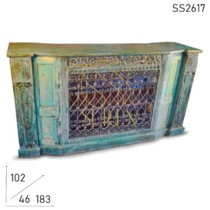 SS2617 Suren Space Antique Reproduction Bar Counter Cum Reception Counter