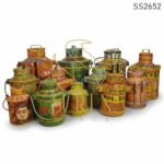 Hand Painted Upcycled Old Milk Cane Design