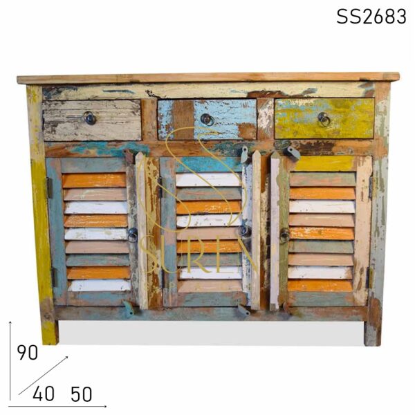 SS2683 Suren Space Sutter Design Three Door Three Drawer Sideboard