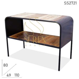 SS2721 Suren Space Reclaimed Metal Frame Console Table Design