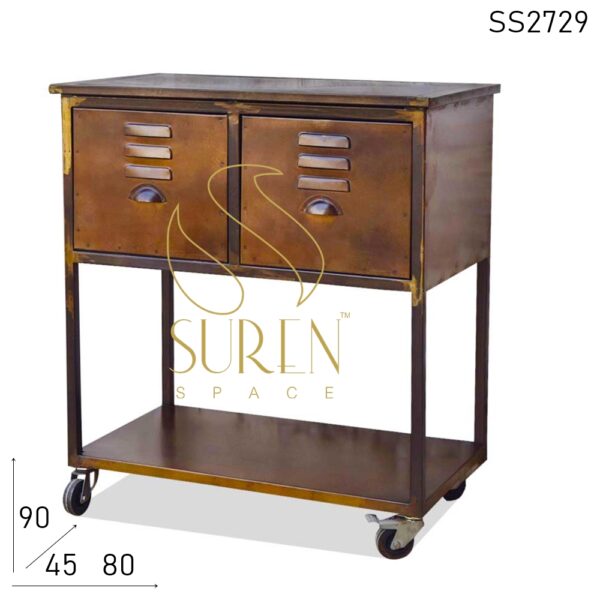 SS2729 Rustic Industrial Cabinet