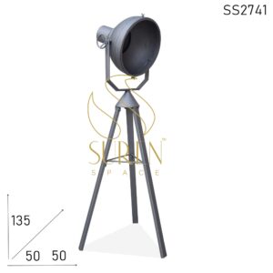 SS2741 SUREN SPACE Silver Finish Folding Industrial Floor Lamp Design