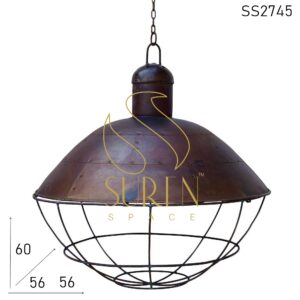 Jumbo Size Industrial Hanging Lamp Design