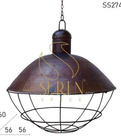 Jumbo Size Industrial Hanging Lamp Design