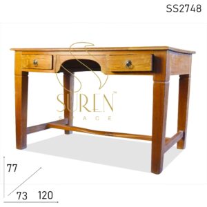 SS2748 Suren Space Old Teak Antique Design Study Table