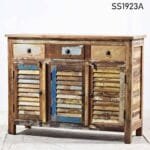 Three Drawer Three Door Reclaimed Wood Sideboard