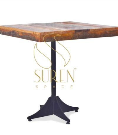 Square Reclaimed Solid Wood Square Table