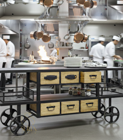 industrial kitchen trolley design
