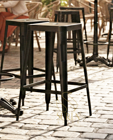 metal high stool stackable