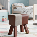 upholstered pouf design