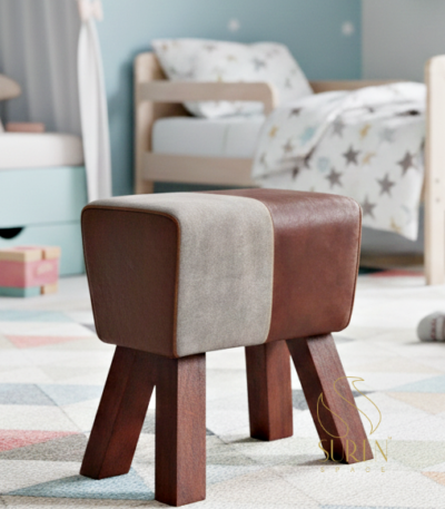 upholstered pouf design