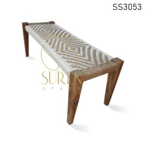 Dual Shade Solid Wood RopeWork Bench